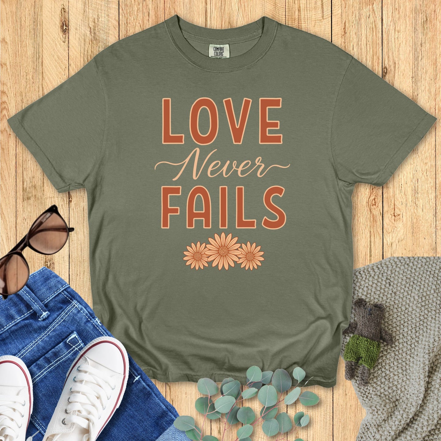 Love Never Fails T-Shirt