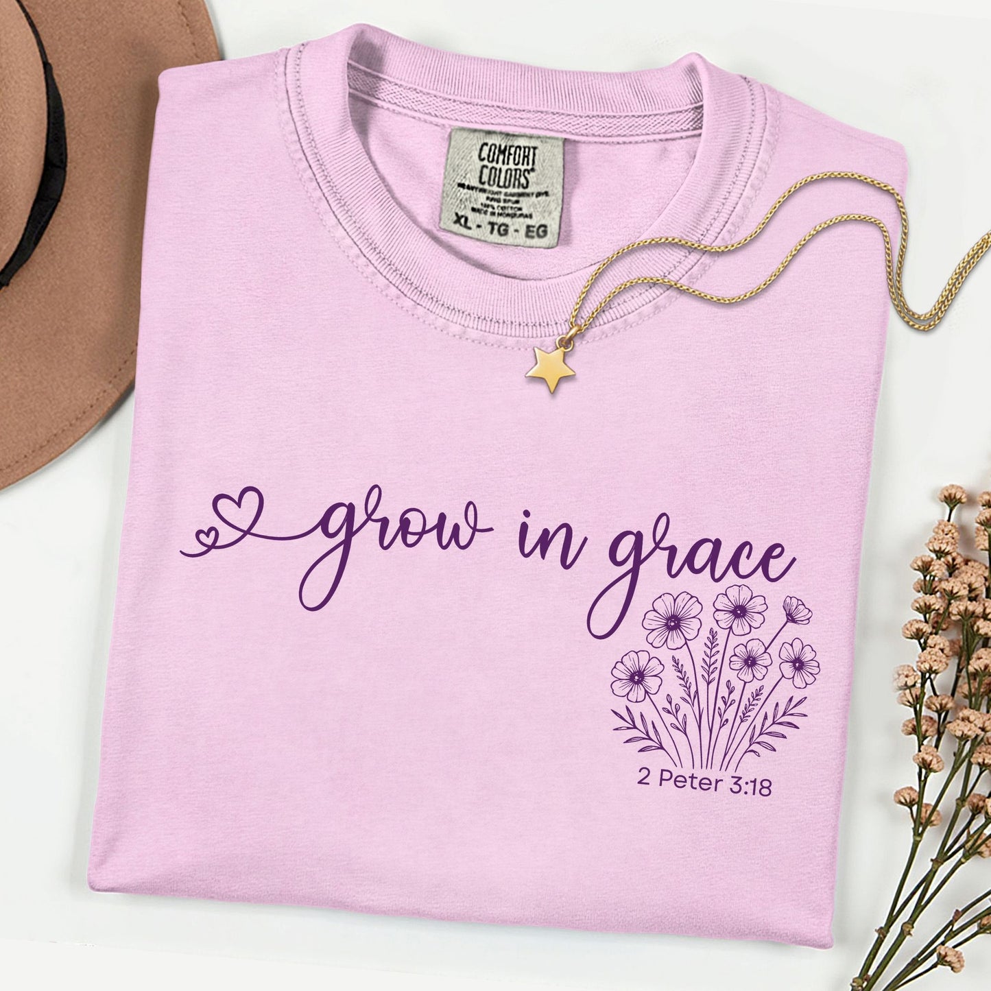 Grow in grace wildflower T-Shirt