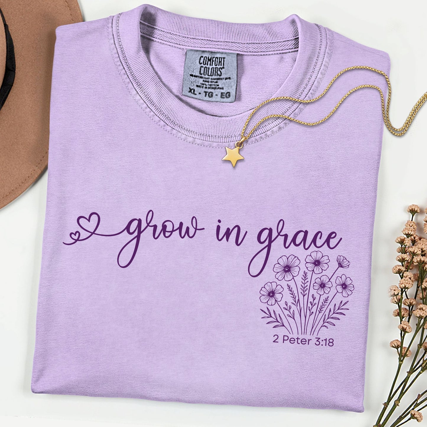 Grow in grace wildflower T-Shirt