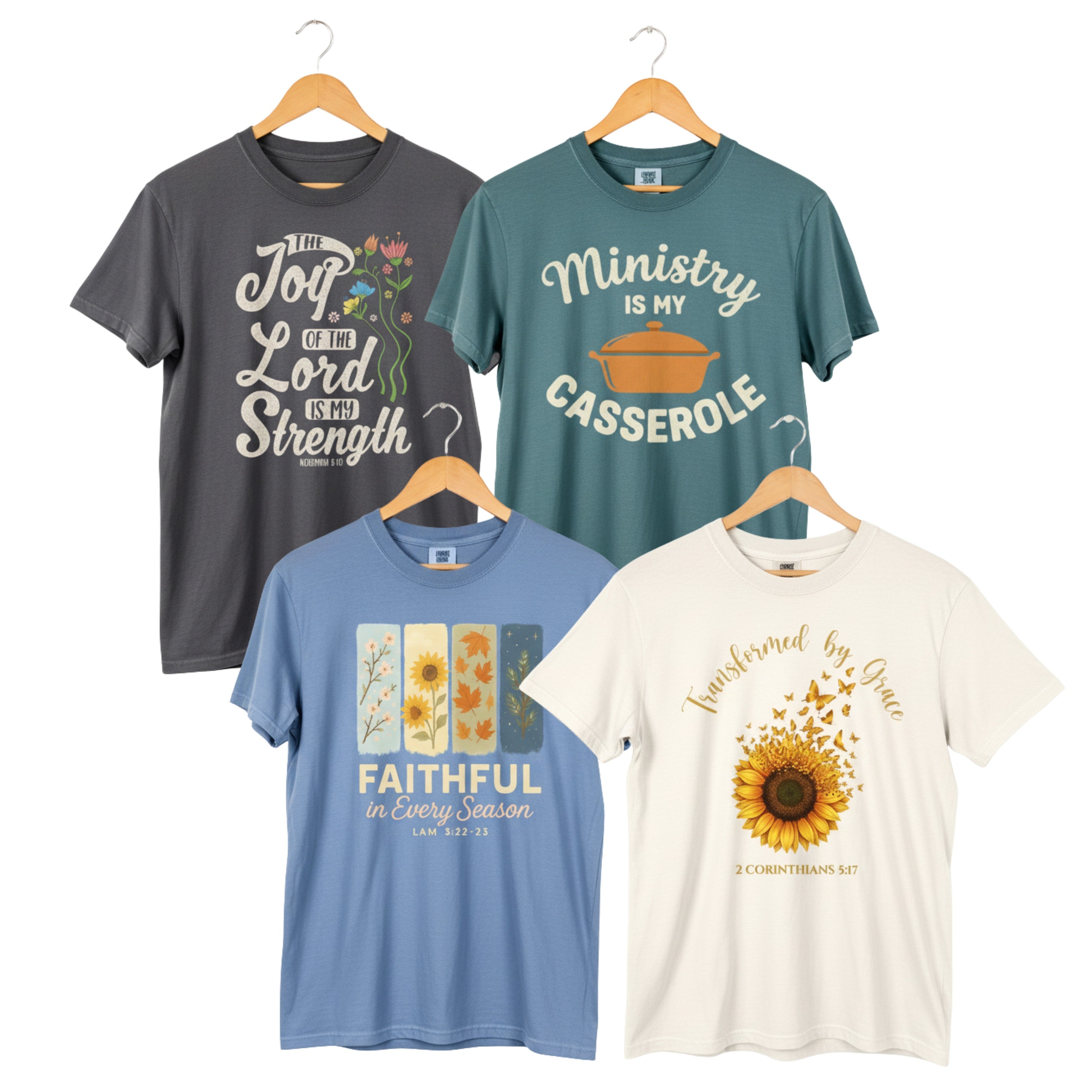 Any 4 T-Shirts – Save $4 Each & 🚚 Free Shipping (4-Pack Bundle)