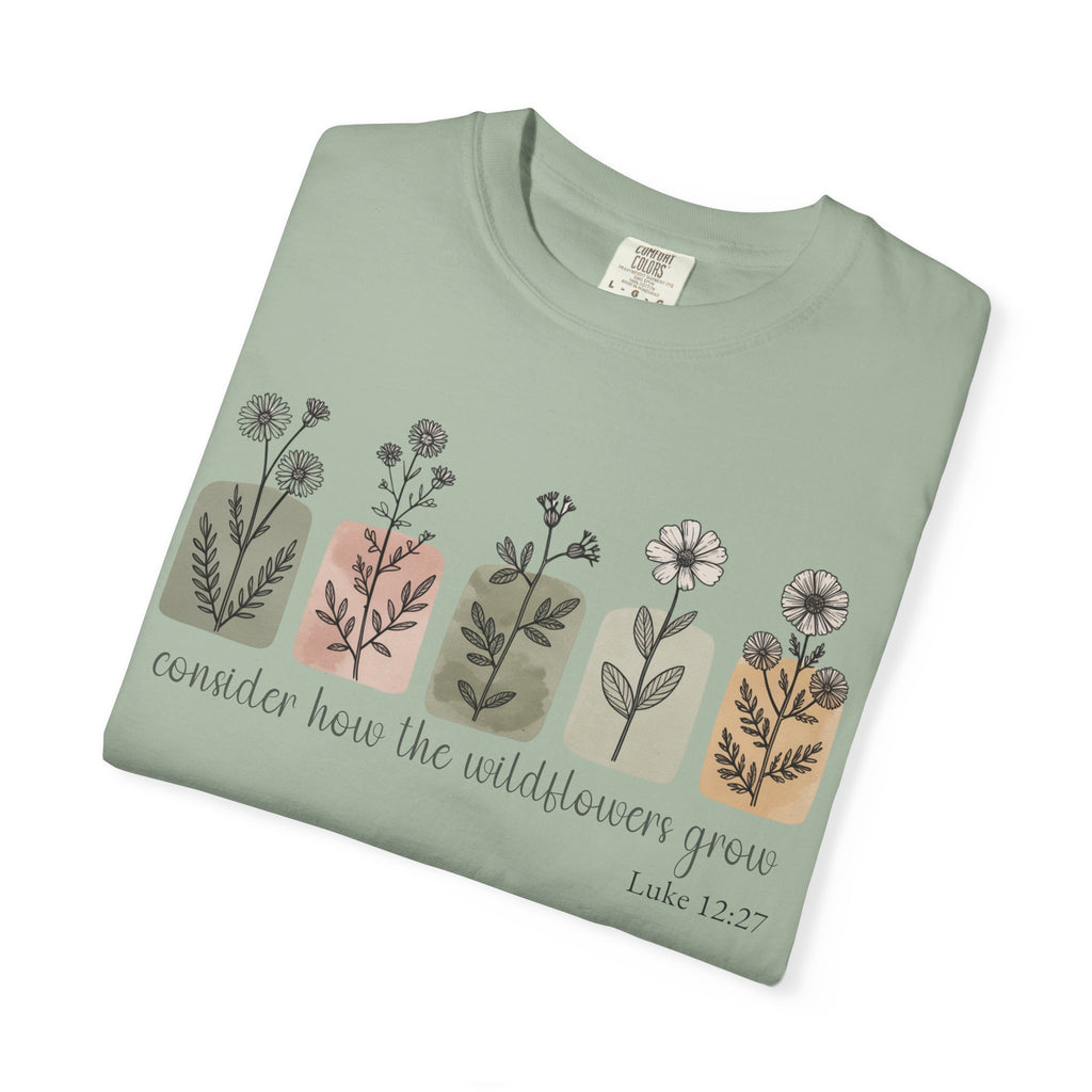 Luke 12:27 Wildflower T-Shirt