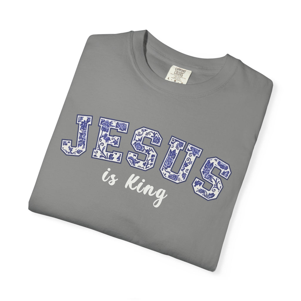 Jesus is King Floral T-Shirt