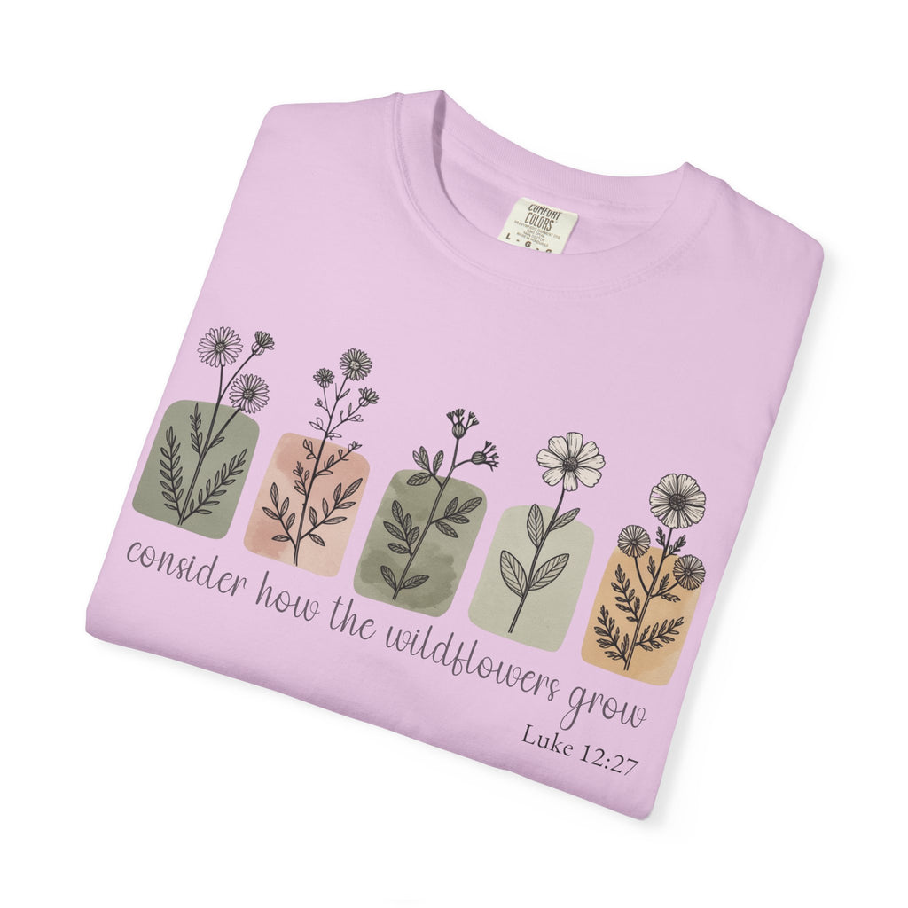 Luke 12:27 Wildflower T-Shirt
