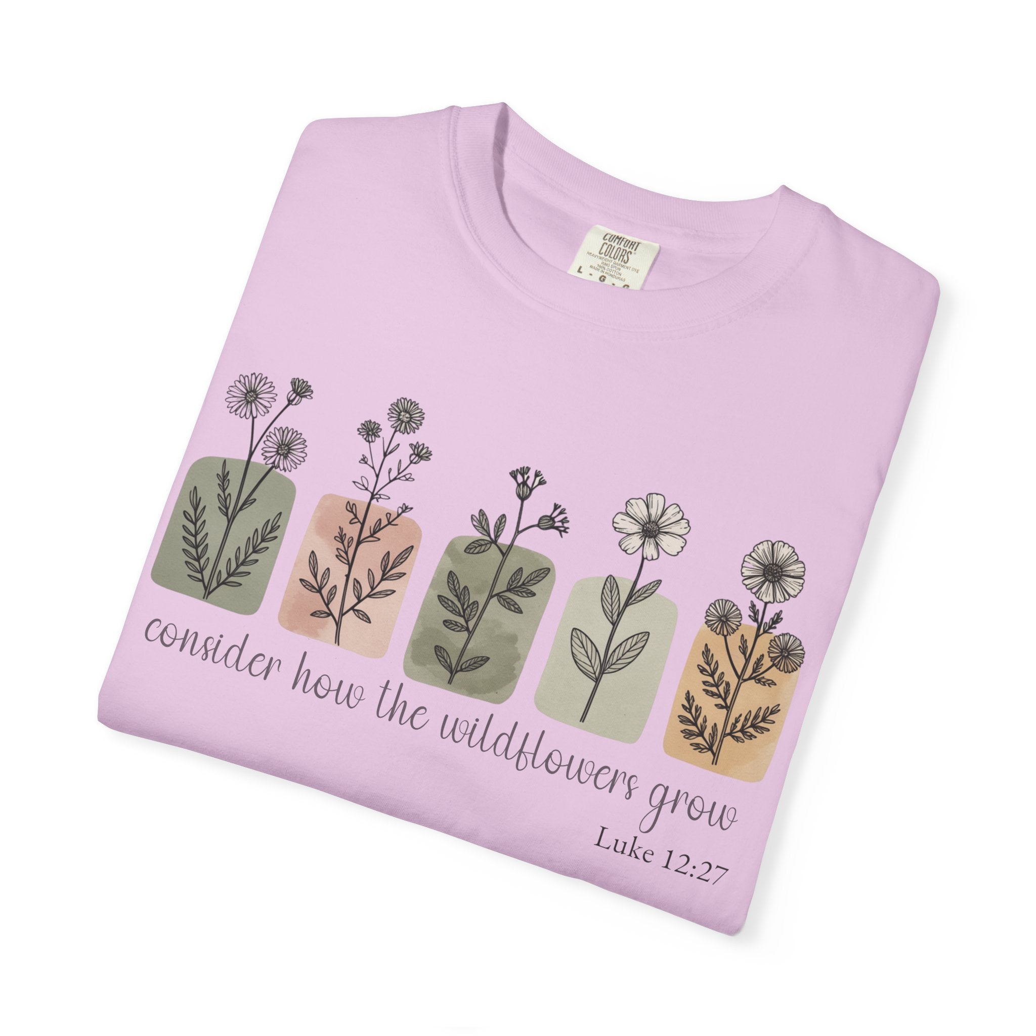 Luke 12:27 Wildflower T-Shirt