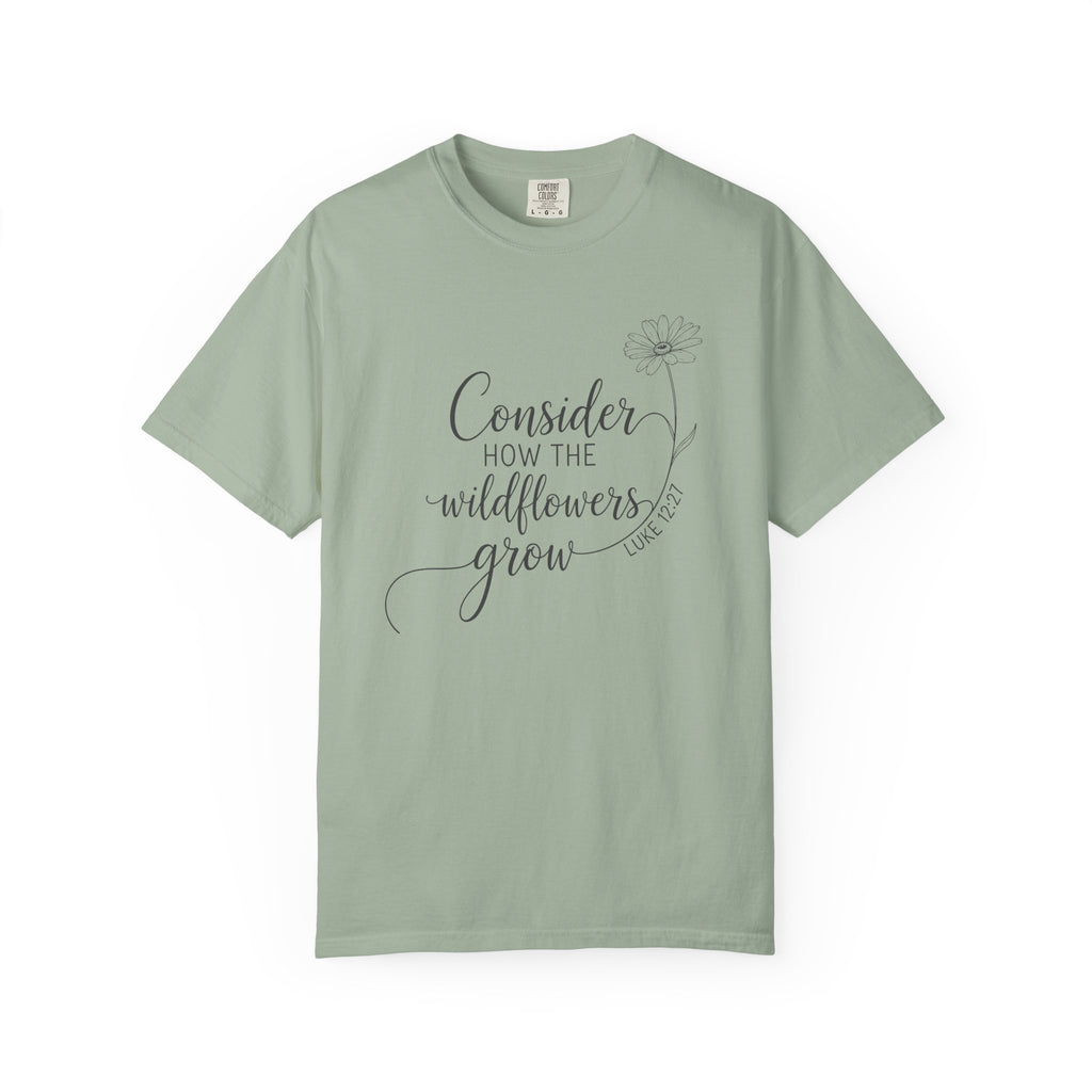 Consider the Wildflowers Line art T-Shirt
