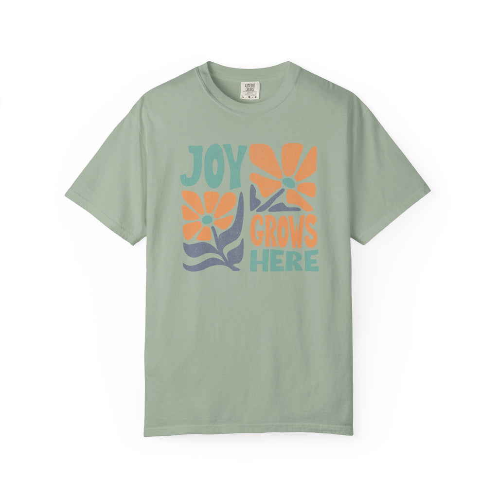 Joy Grows Here Floral T-Shirt