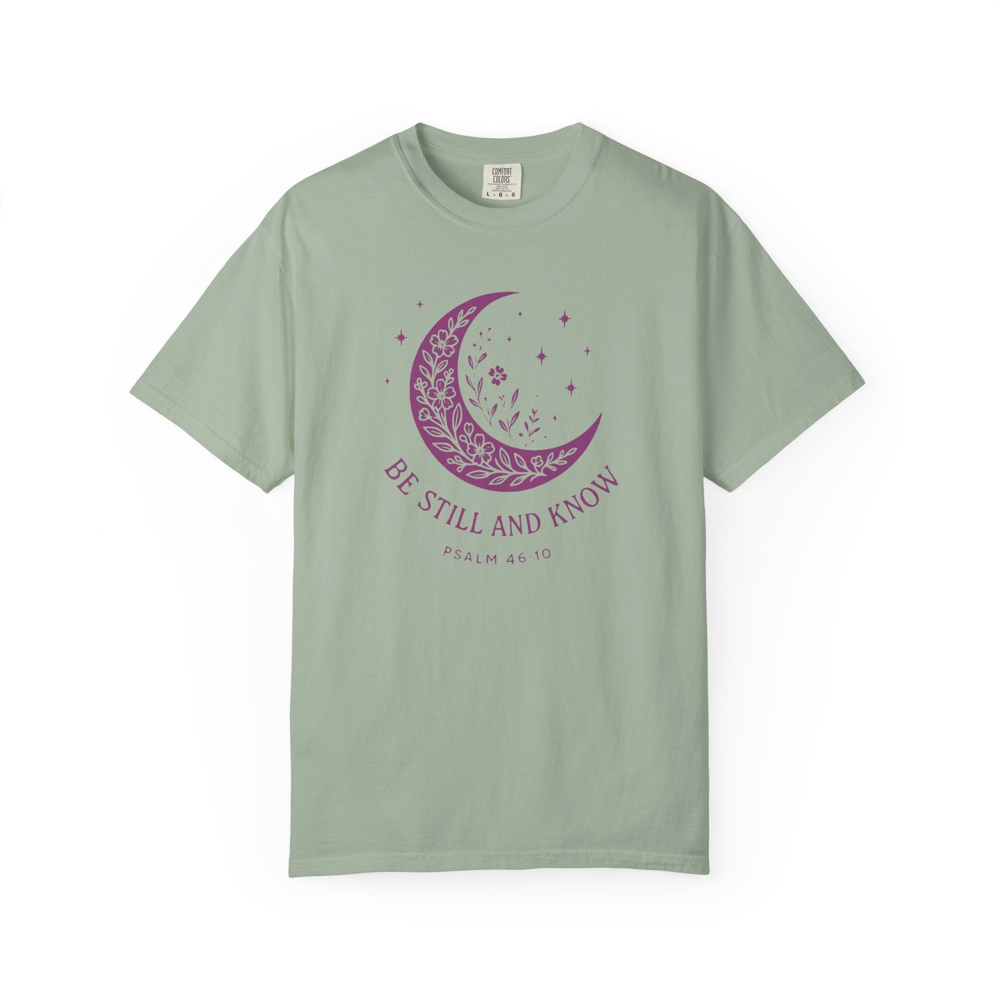 Be Still and Know Floral Moon T-Shirt