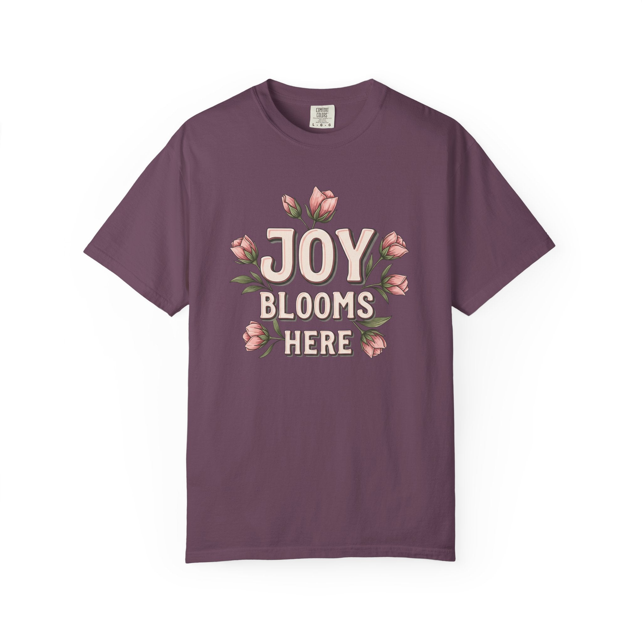Joy Blooms Here T-shirt