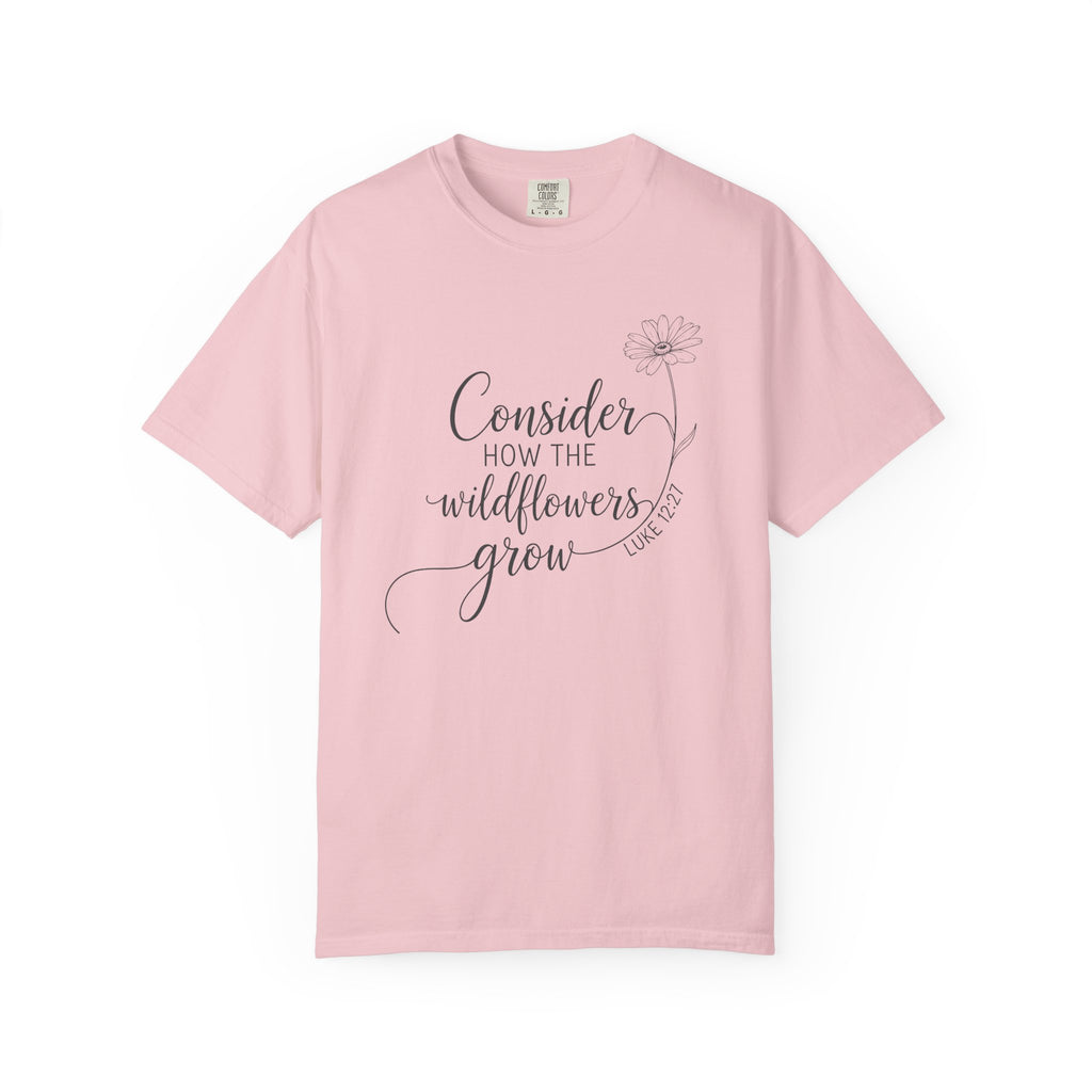 Consider the Wildflowers Line art T-Shirt