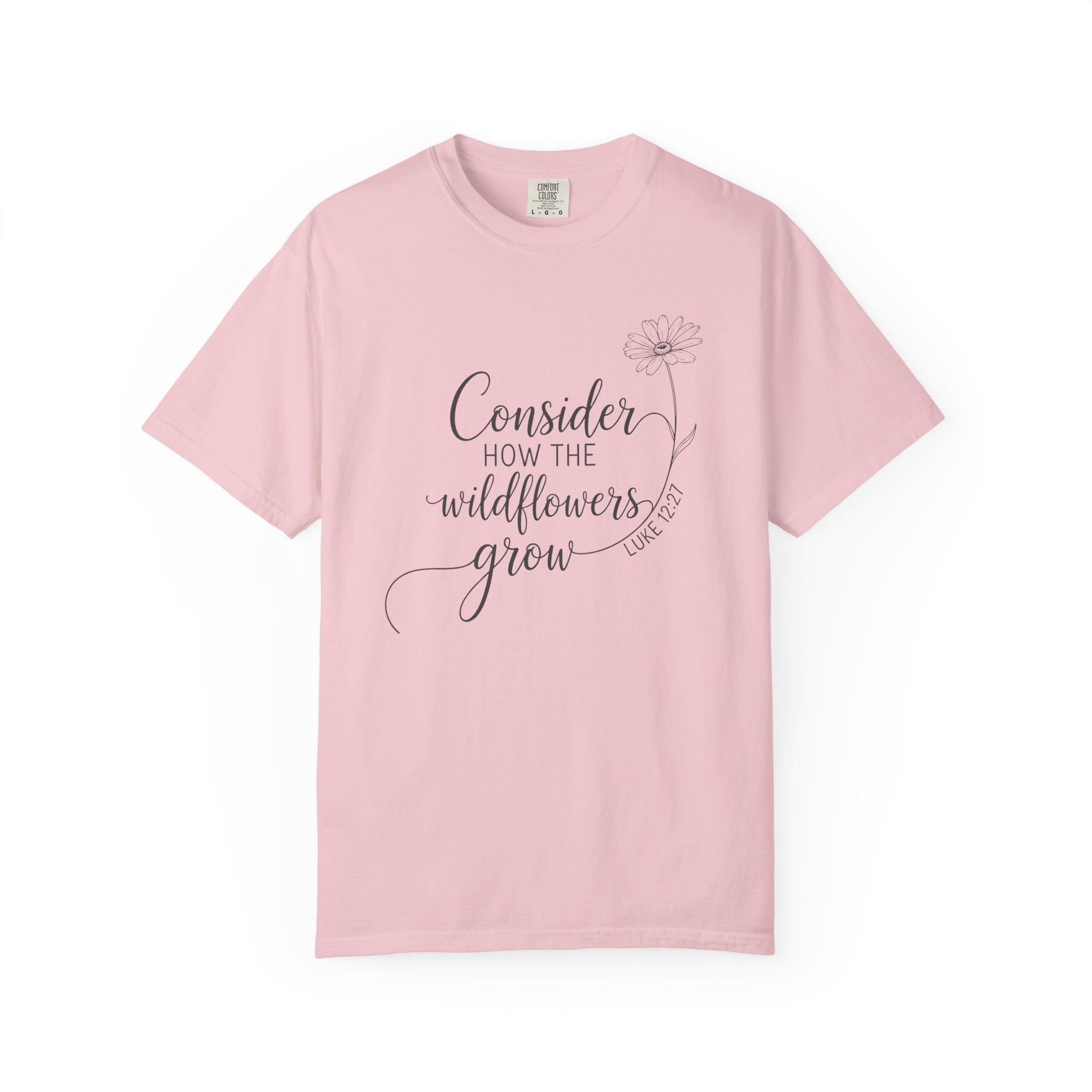 Consider the Wildflowers Line art T-Shirt