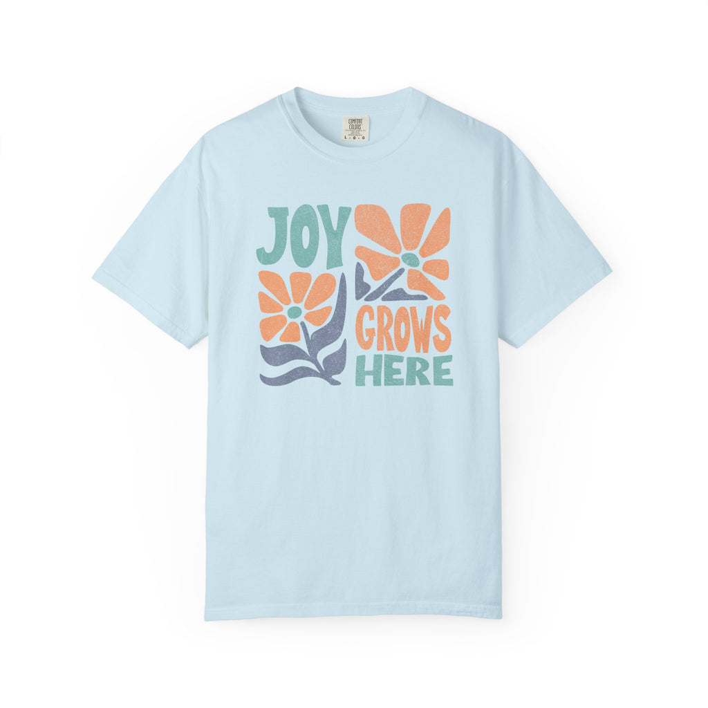 Joy Grows Here Floral T-Shirt