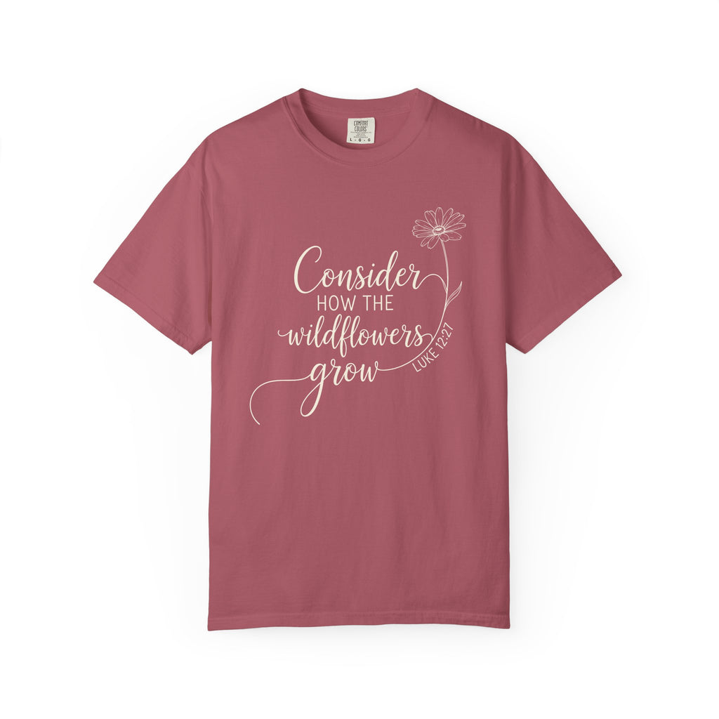 Consider the Wildflowers Line art T-Shirt