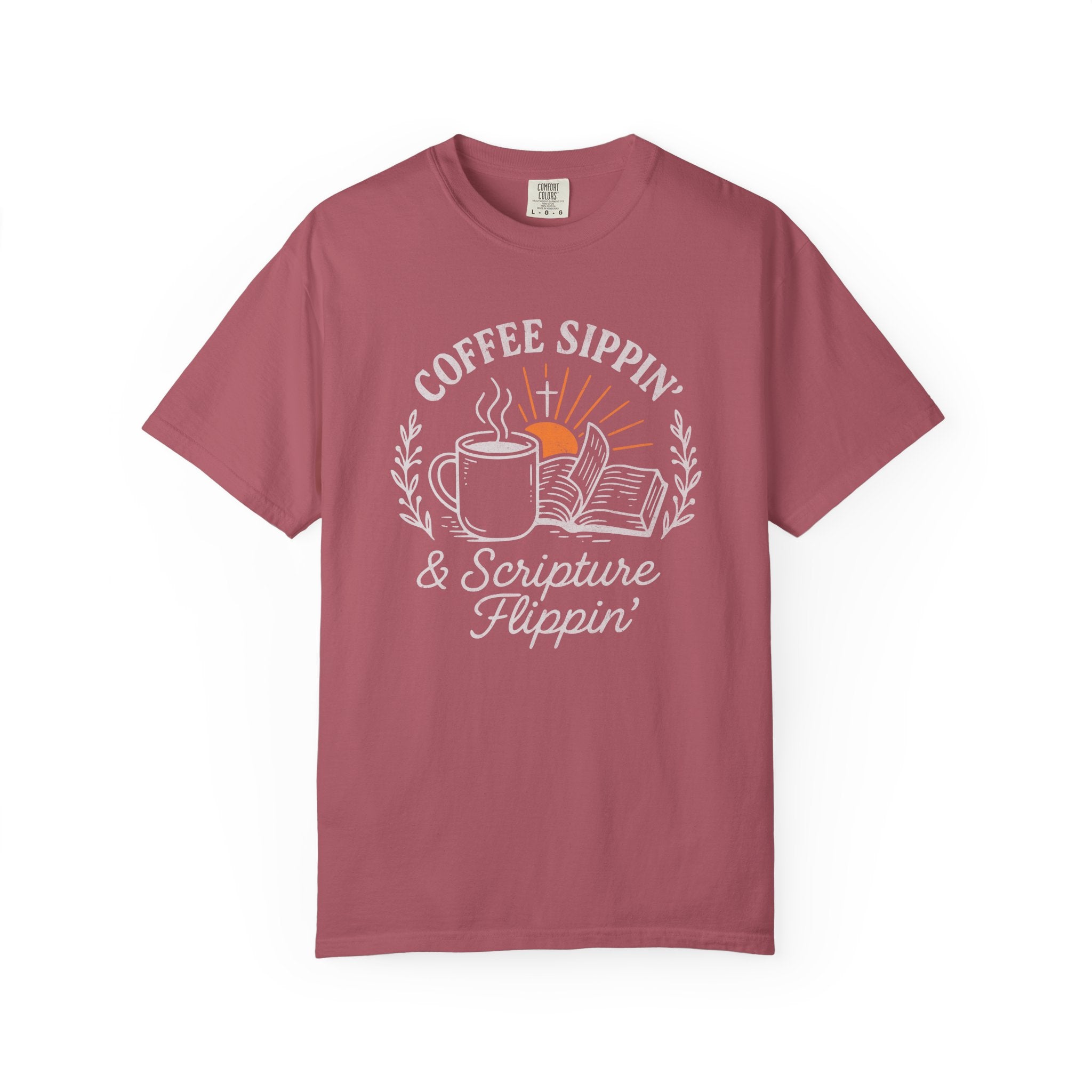 Coffee Sippin' Scripture Flippin' T-shirt