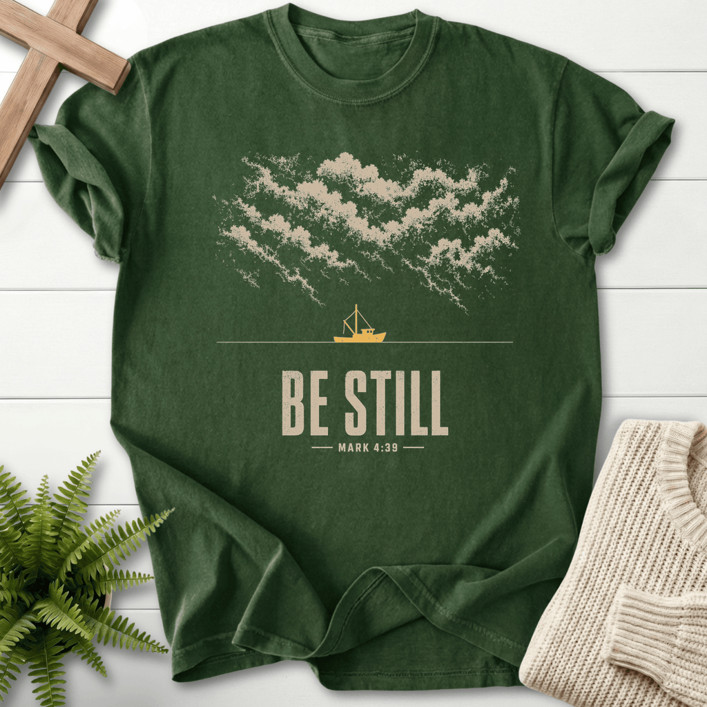 Be Still Mark 4 39 T-Shirt in Hemp | She Wears Faith