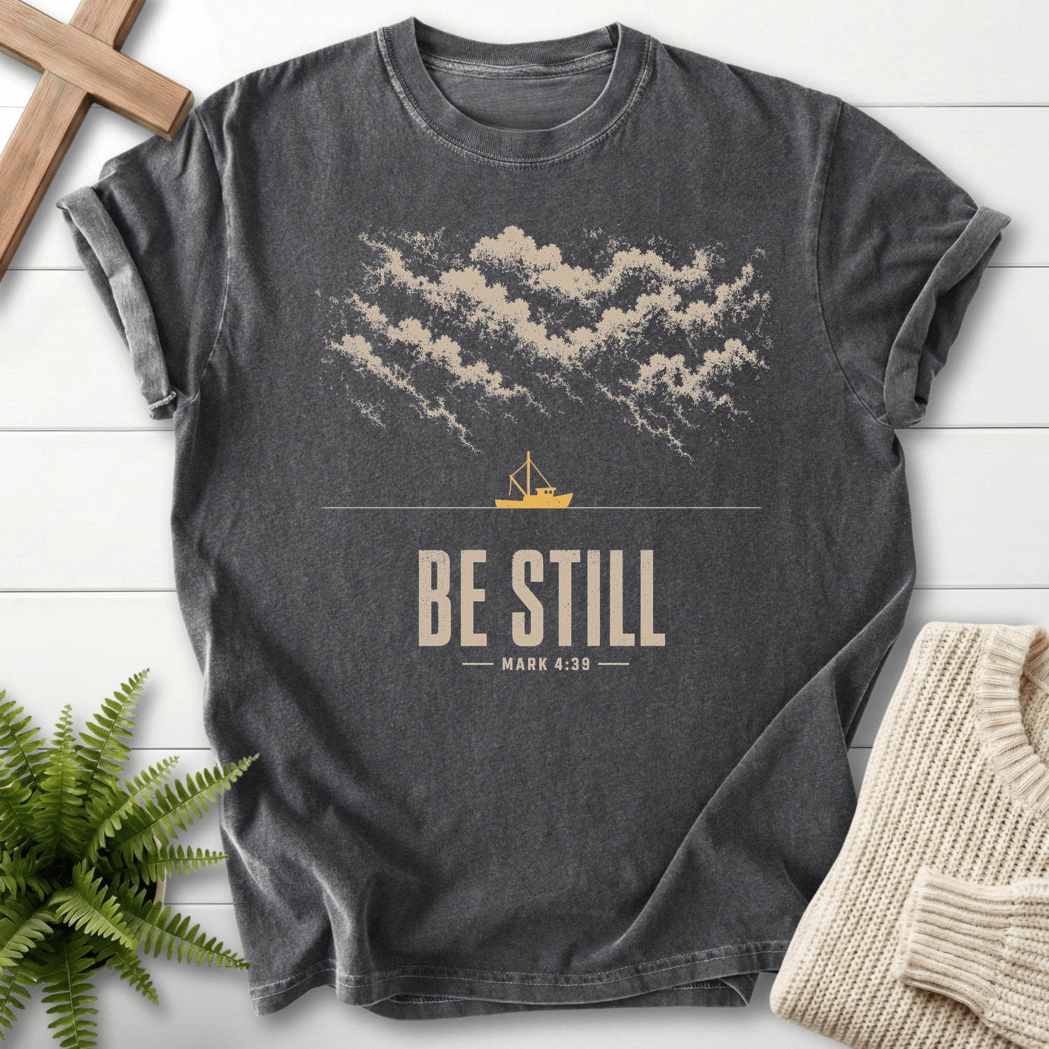 Be Still Mark 4 39 T-Shirt in Pepper | She Wears Faith