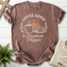 Coffee Sippin' Scripture Flippin' T-shirt