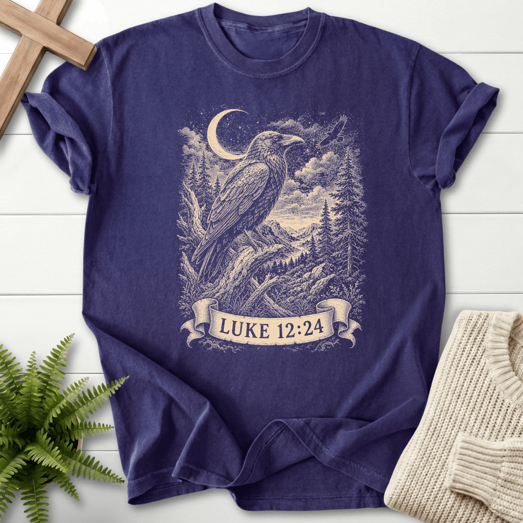 Consider the Ravens T-Shirt in Grape | She Wears Faith