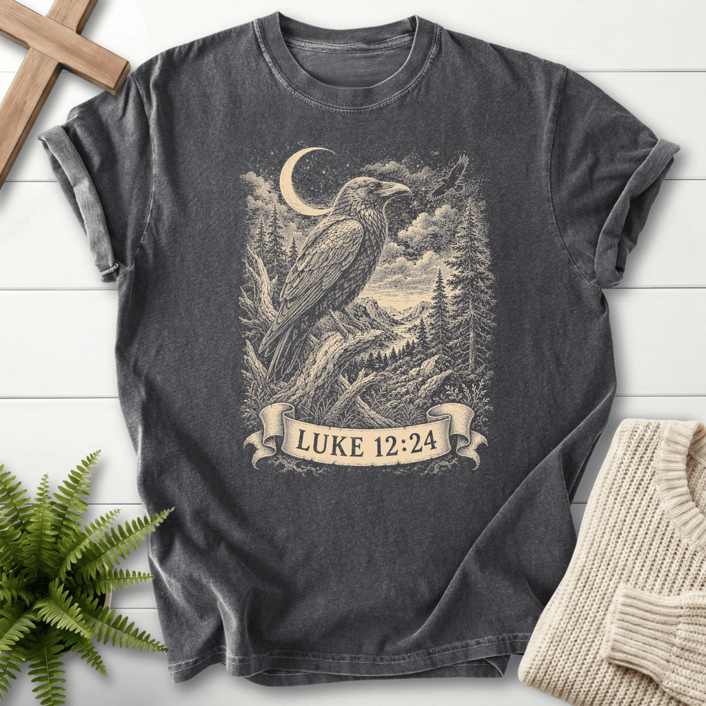 Consider the Ravens T-Shirt in Pepper | She Wears Faith