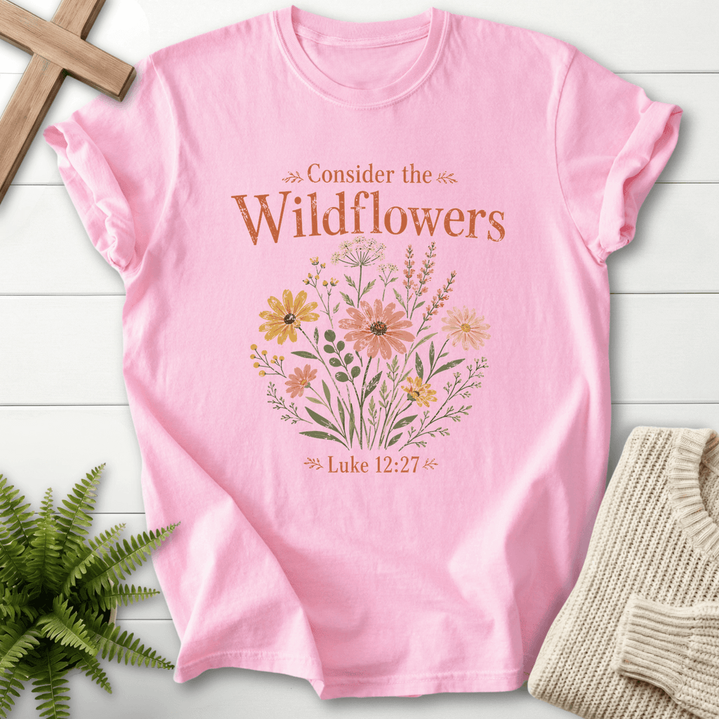 Consider the Wildflowers Boho T-Shirt in Blossom | She Wears Faith