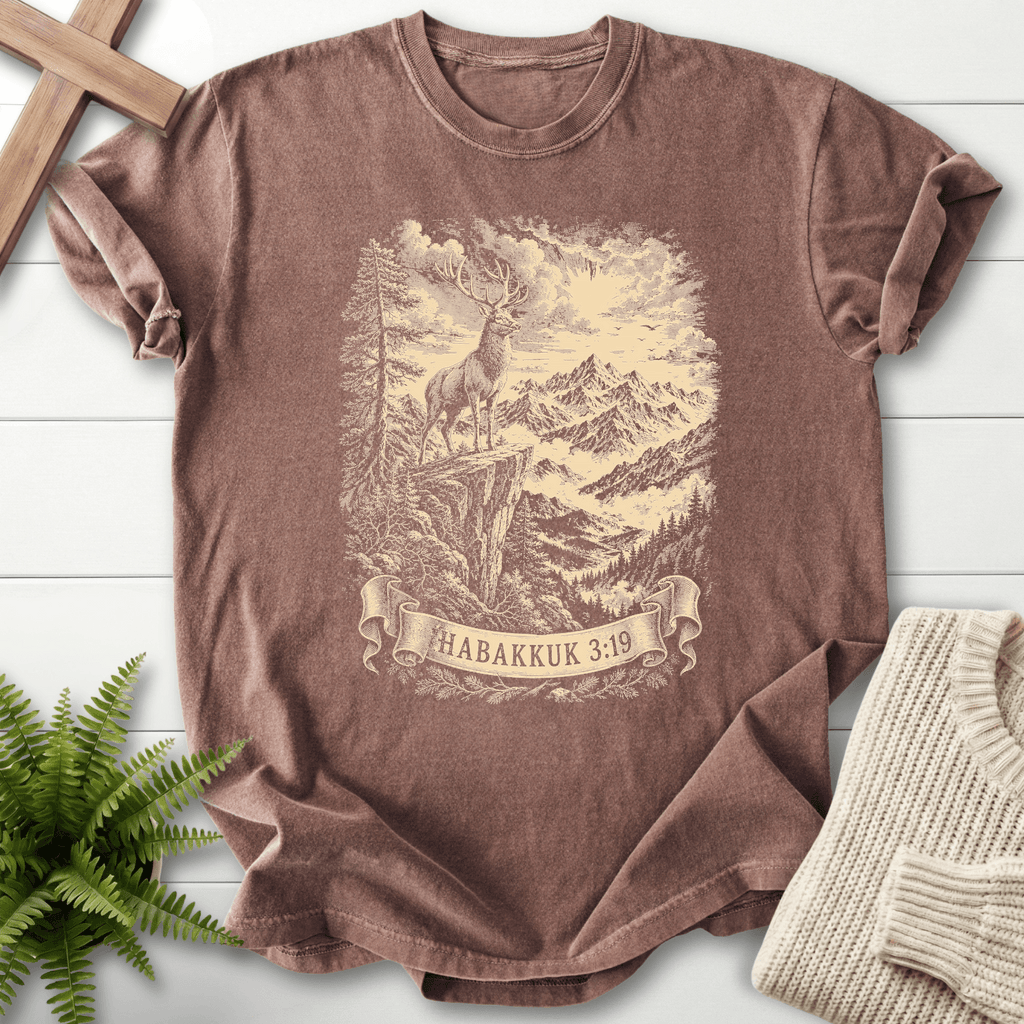 Feet of a Deer T-Shirt in Espresso | She Wears Faith