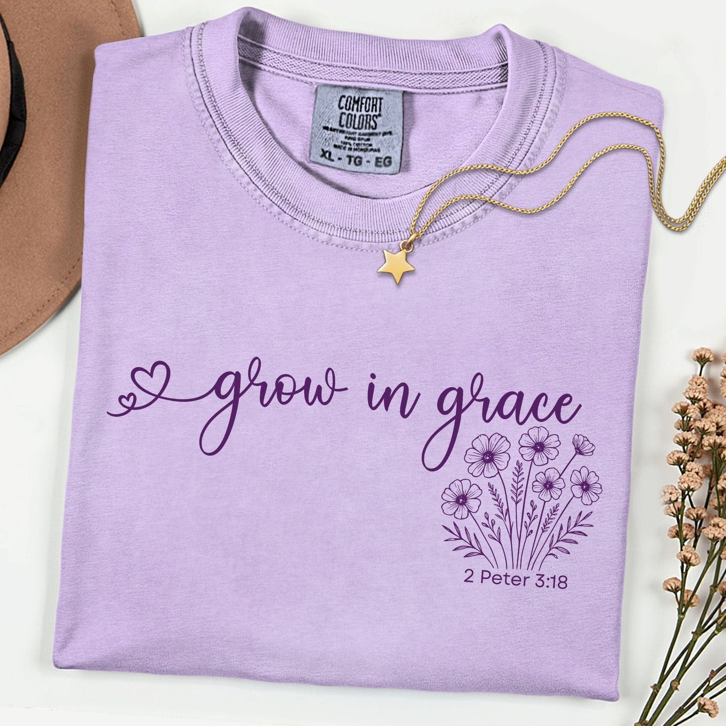 Grow in grace wildflower T-Shirt