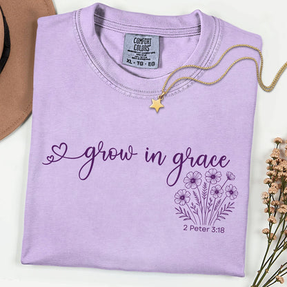 Grow in grace wildflower T-Shirt