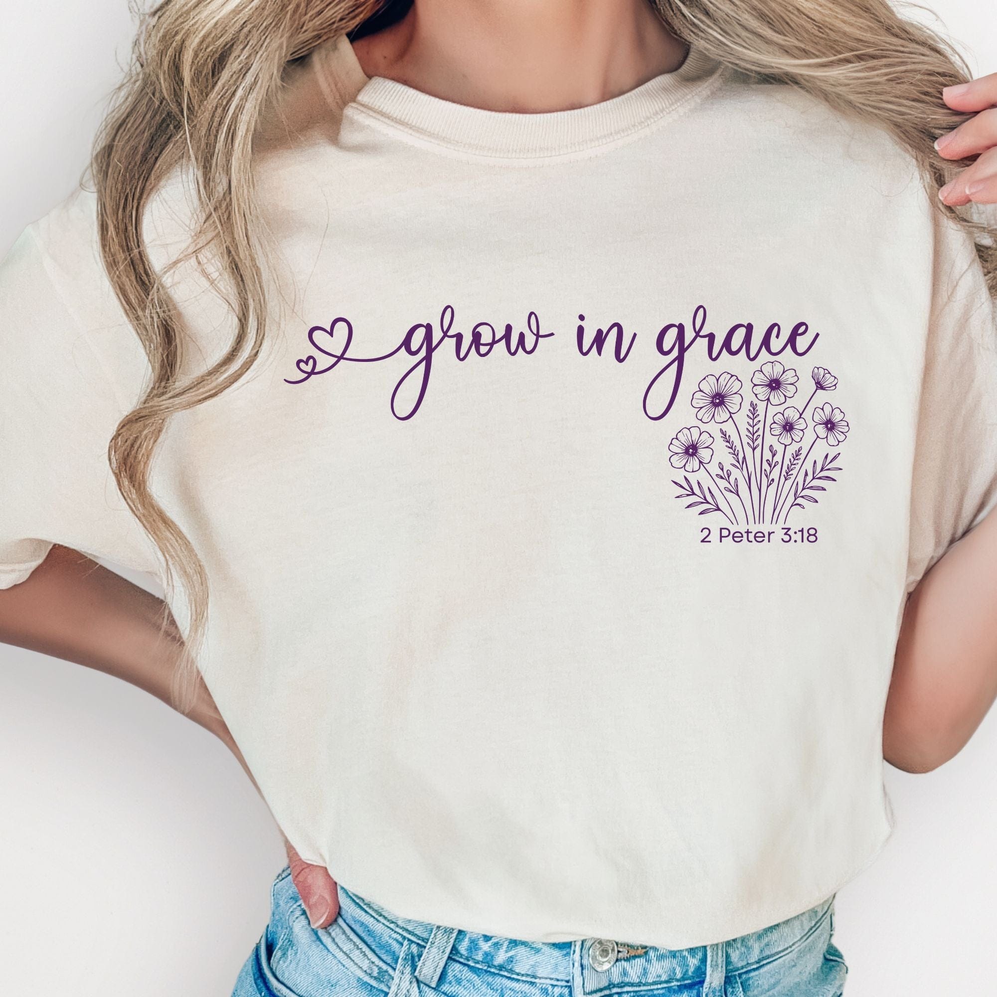 Grow in grace wildflower T-Shirt