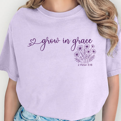 Grow in grace wildflower T-Shirt