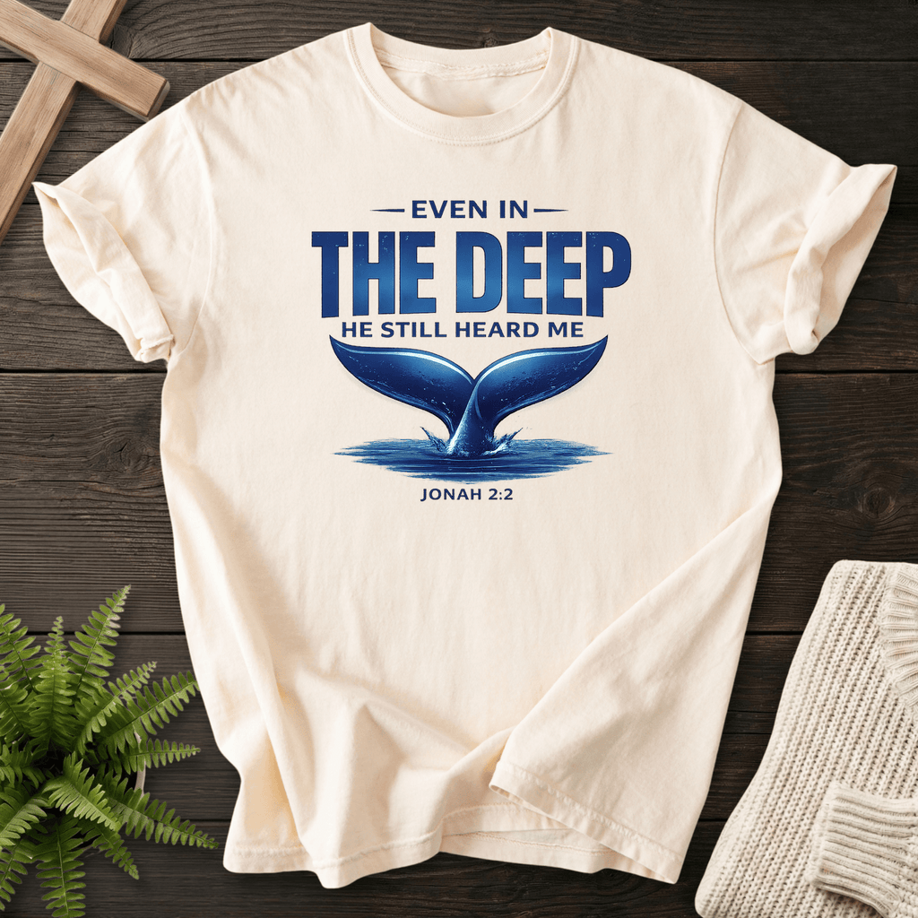 He Still Heard Me Jonah 2 T-Shirt in Ivory | She Wears Faith