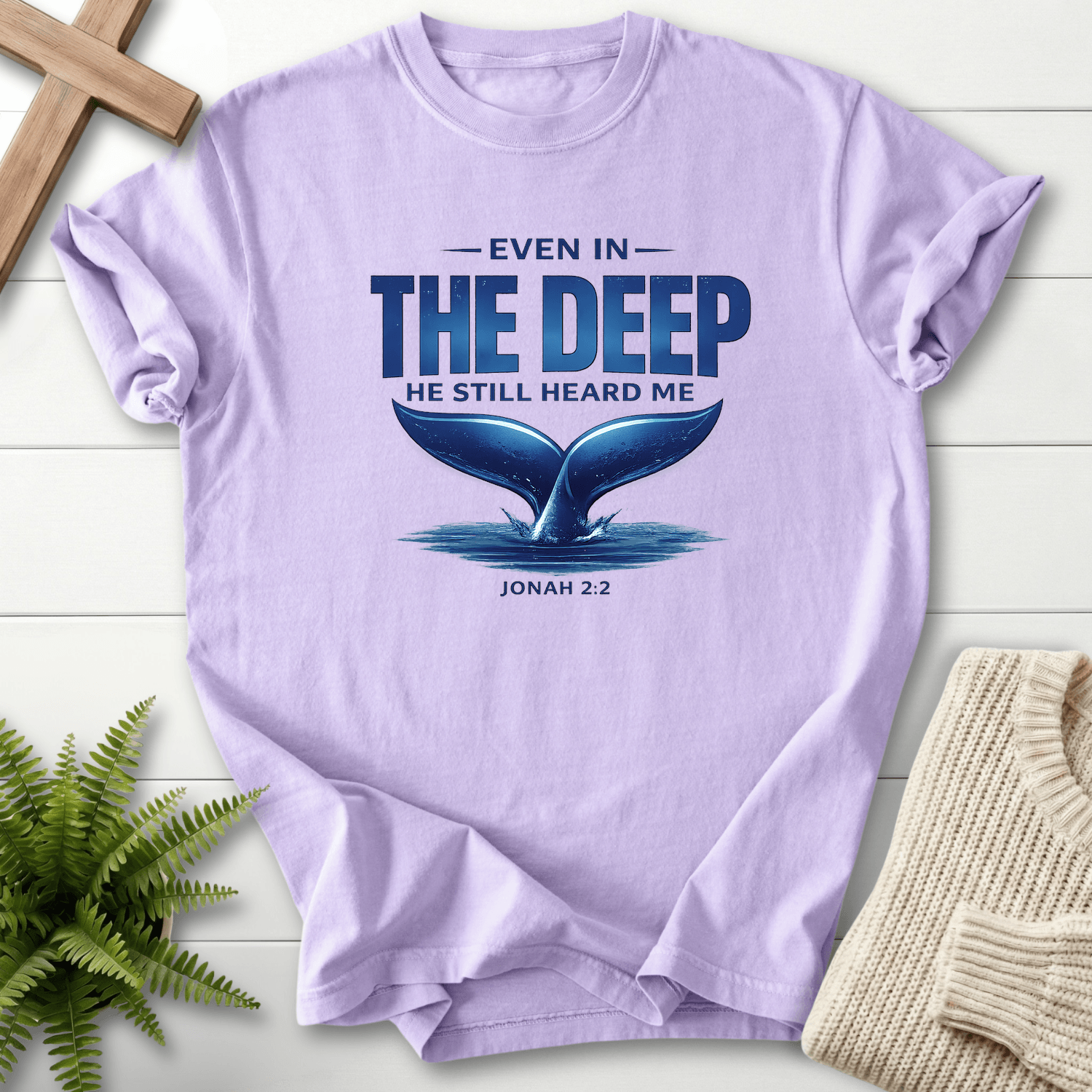 He Still Heard Me Jonah 2 T-Shirt in Orchid | She Wears Faith