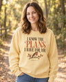 I Know the Plans Bird Sweatshirt