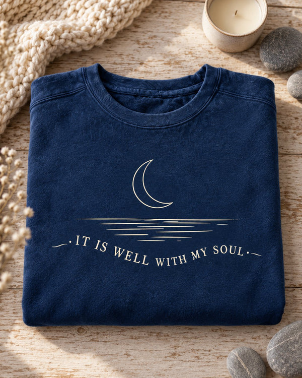 It Is Well With My Soul Minimalist Sweatshirt