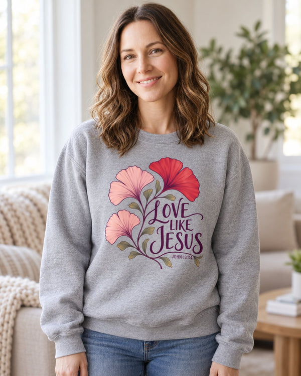 Love Like Jesus Ginkgo Sweatshirt