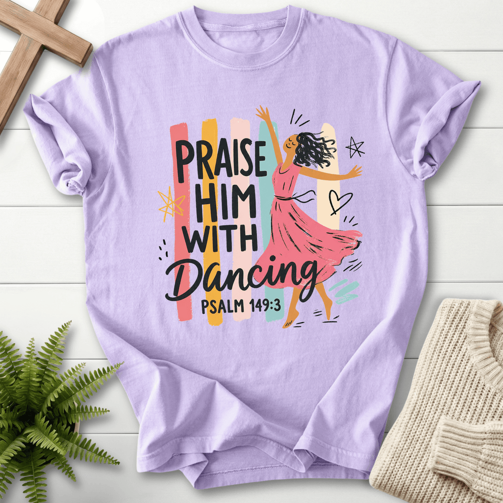 Worship Dance T-Shirt in Orchid | She Wears Faith